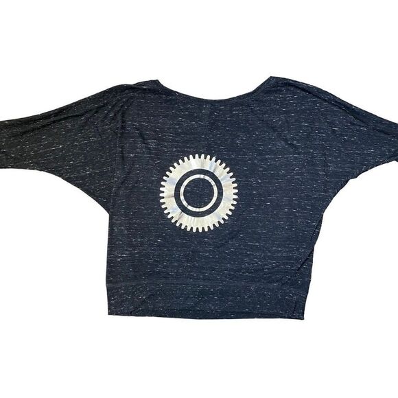 Bella Canvas Pullover Top Bat Wing Heather Gray SZ S - Picture 3 of 14